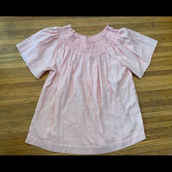 NWT a new day off shoulder red/white stripe off the shoulder top - Picture 1 of 4